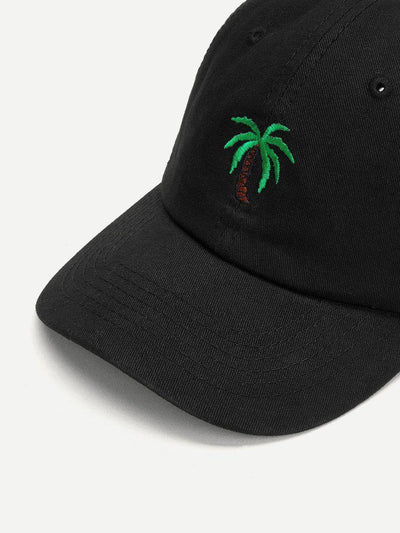 Embroidered Palm Baseball Cap-accessories-Des Mess