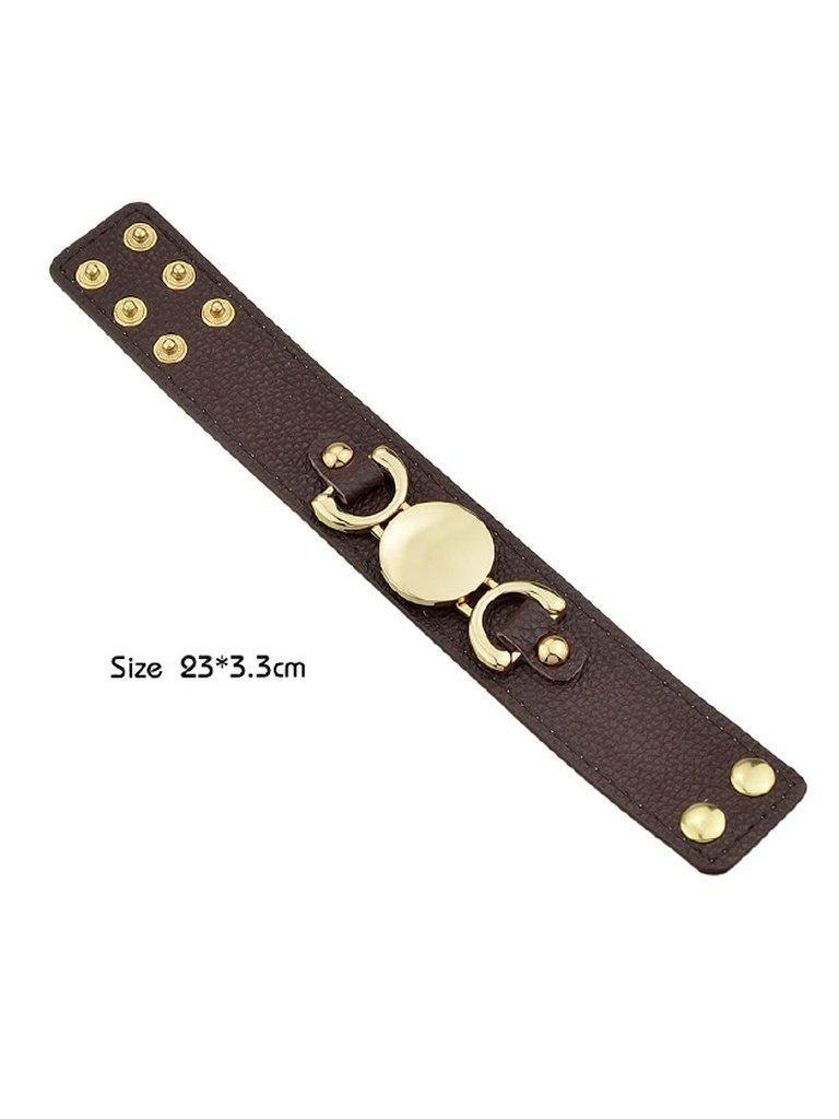 Coffee Original Letter Wide Bangle--Des Mess