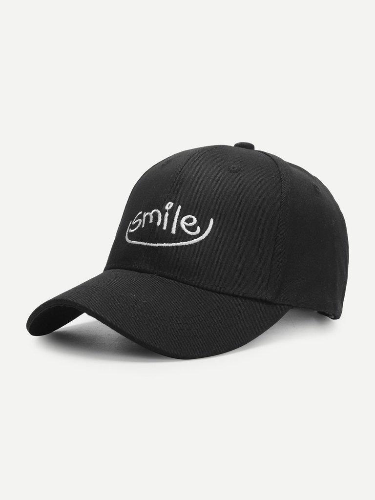 Embroidered Letter Baseball Cap-accessories-Des Mess