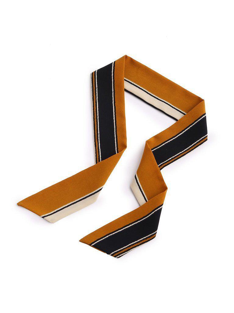 Block Striped Twilly Scarf-accessories-Des Mess