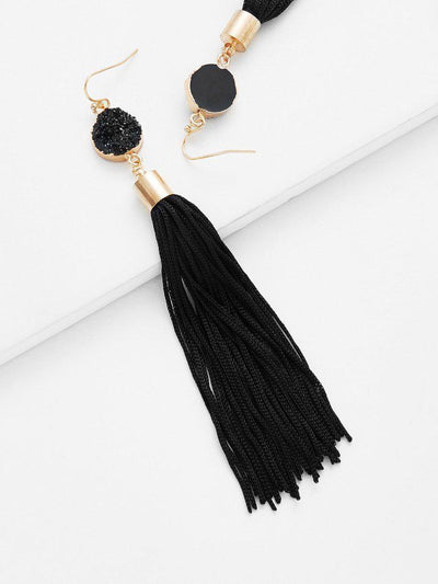 Tassel Drop Earrings-jewelry-Des Mess