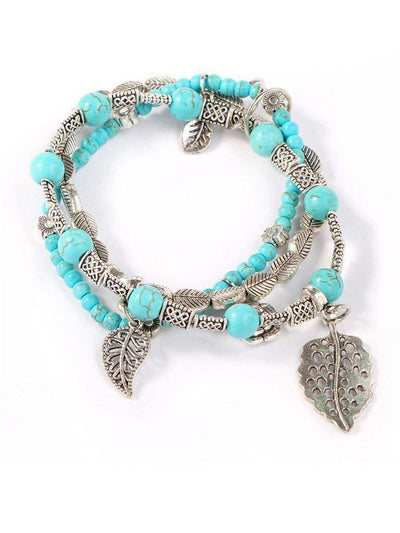 Layered Beaded Bracelet--Des Mess