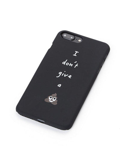 Slogan Print iPhone Case-others-Des Mess