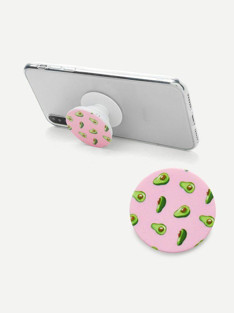 Avocado Pattern Gasbag Phone Holder-others-Des Mess
