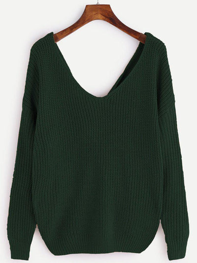 Pearl Beading Twist Infinity Sweater-outerwear-Des Mess