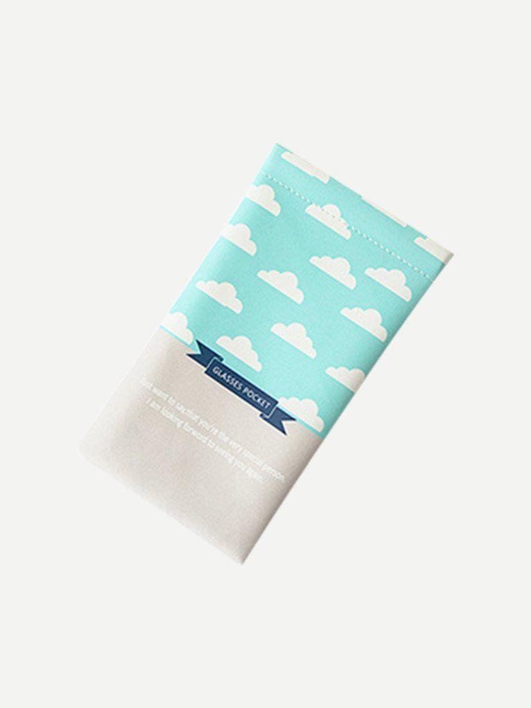 Cloud Pattern Glasses Pouch-accessories-Des Mess