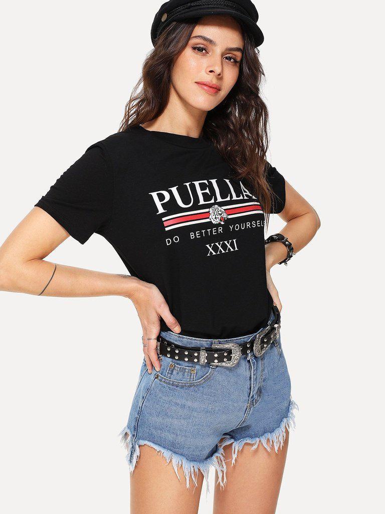 Raw Hem Denim Shorts-bottom-Des Mess