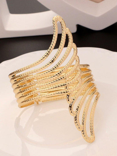 Multi Layered Bangle Bracelet--Des Mess