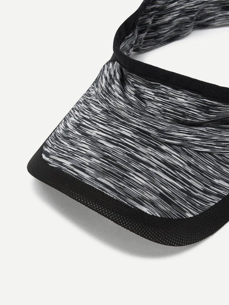 Contrast Trim Visor Hat--Des Mess