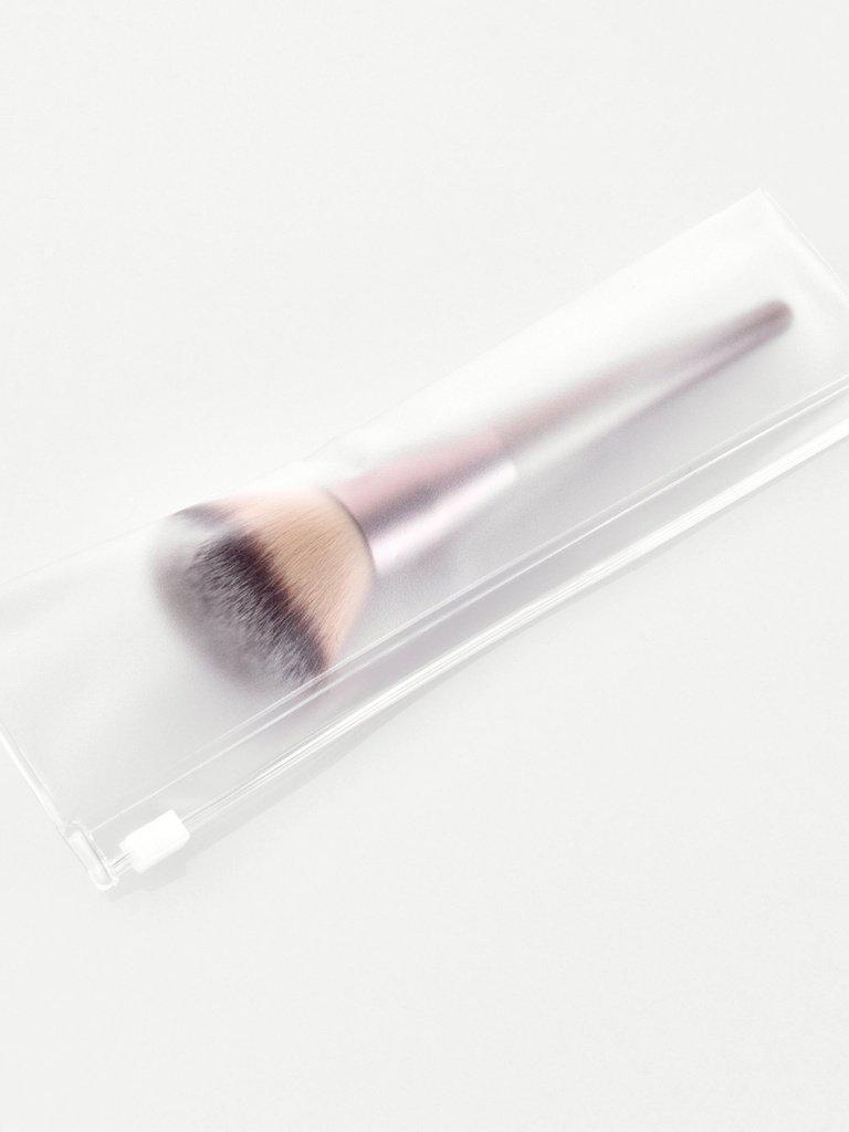 Metallic Handle Powder Brush--Des Mess