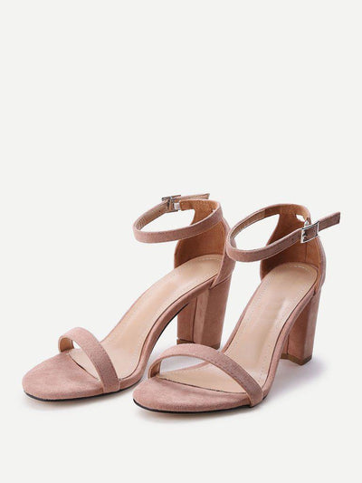 Two Part Block Heeled Sandals-shoes-Des Mess