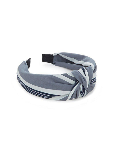Striped Knot Headband-hair-Des Mess