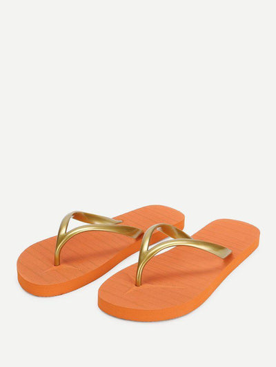 Letter Toe Post Sandals-shoes-Des Mess