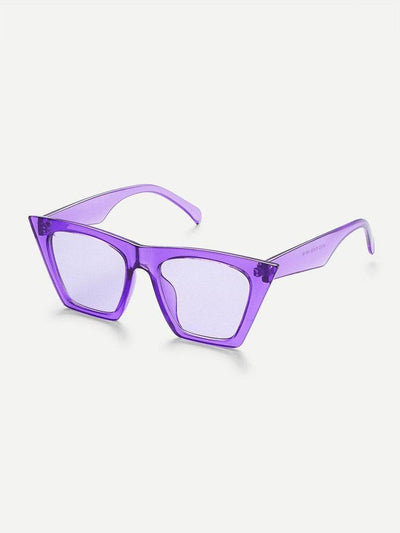 Plain Frame Cat Eye Sunglasses-accessories-Des Mess