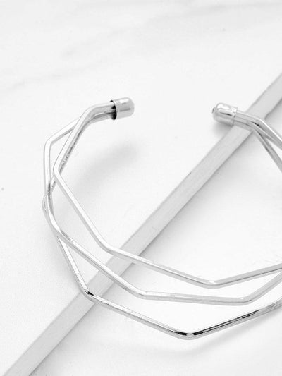 Layered Cuff Bracelet-jewelry-Des Mess