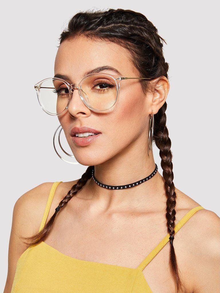 Clear Frame Glasses-accessories-Des Mess