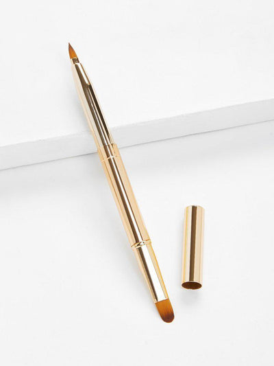 Two Head Metal Handle Lip Brush-makeup-Des Mess