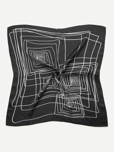 Abstract Line Print Bandana-accessories-Des Mess