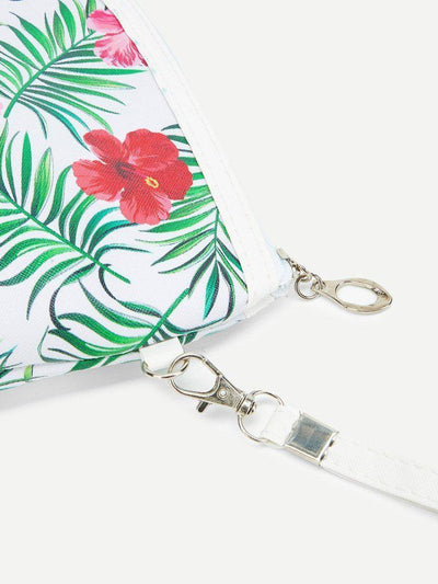 Flower Print Makeup Bag-makeup-Des Mess