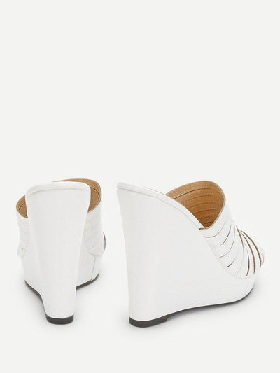 Strappy Platform Wedge Mules-shoes-Des Mess
