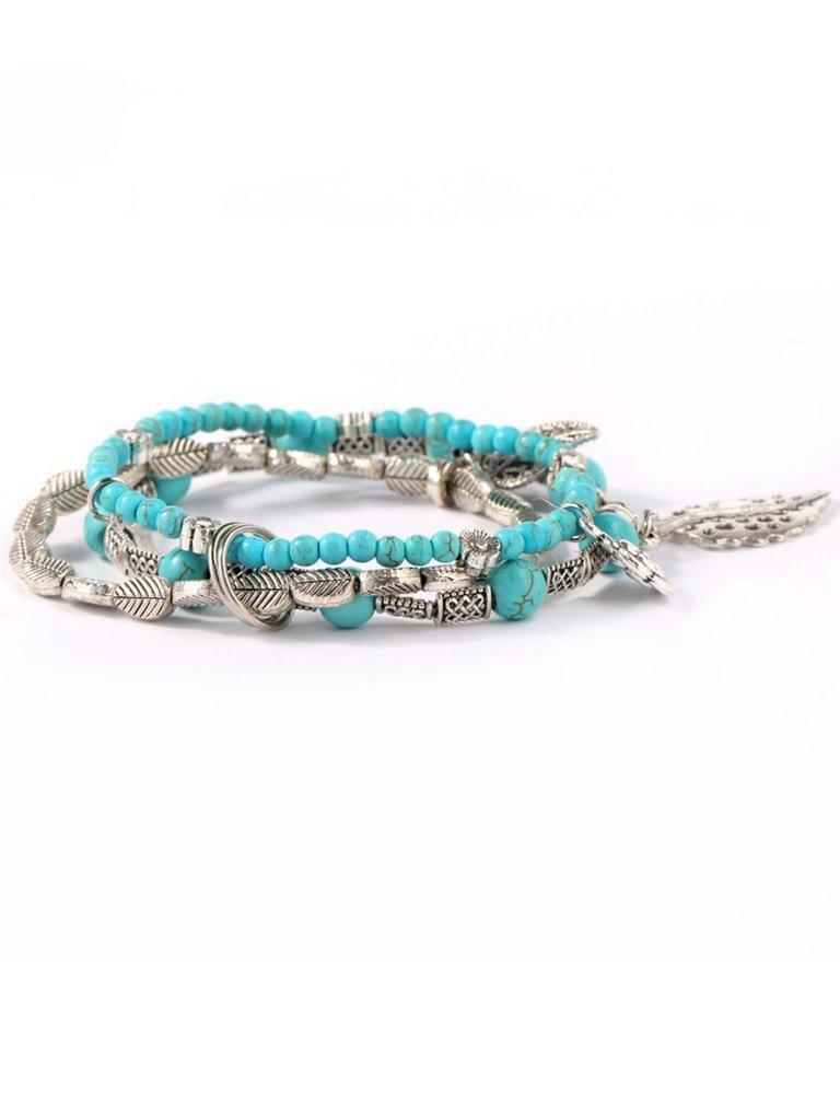 Layered Beaded Bracelet--Des Mess