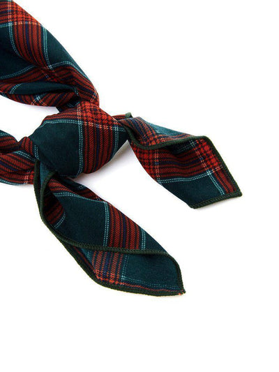 Plaid Print Bandana-accessories-Des Mess
