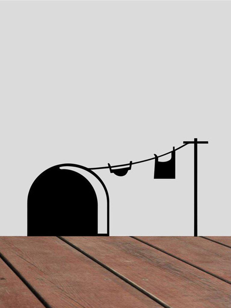 Mouse Hole Wall Sticker-others-Des Mess