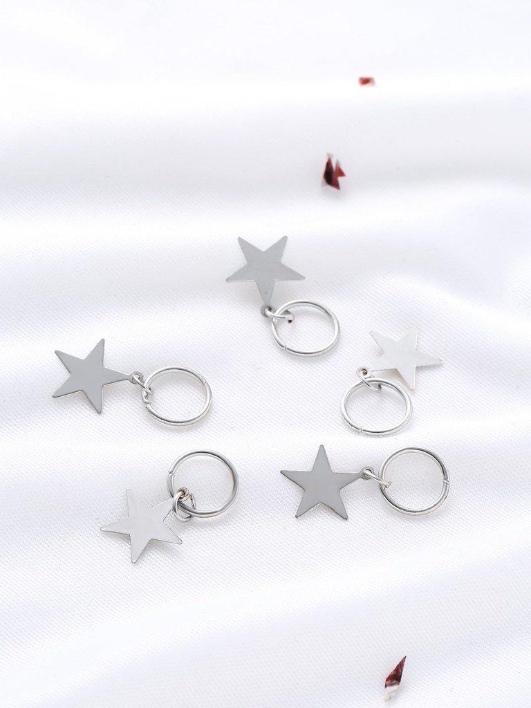 Star Shaped Hair Ring Set-hair-Des Mess