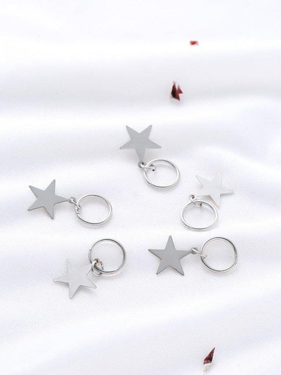 Star Shaped Hair Ring Set-hair-Des Mess