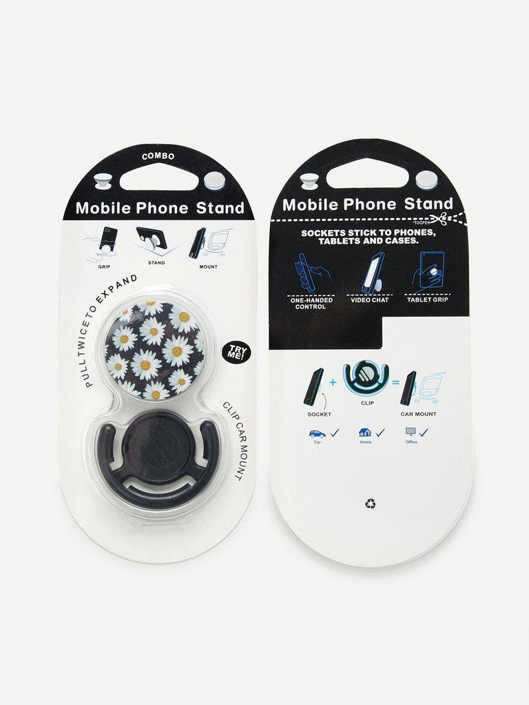 Daisy Print Gasbag Phone Holder-others-Des Mess