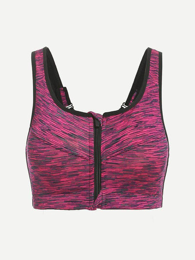 Space Dye Sports Bra-sportswear-Des Mess