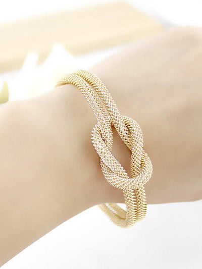 Gold Double Twine Bracelet--Des Mess