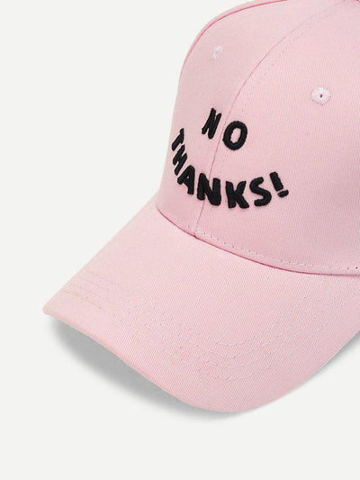 Embroidered Letter Baseball Cap-accessories-Des Mess
