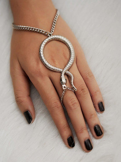 Snake Design Toe Ring Chain Bracelet--Des Mess