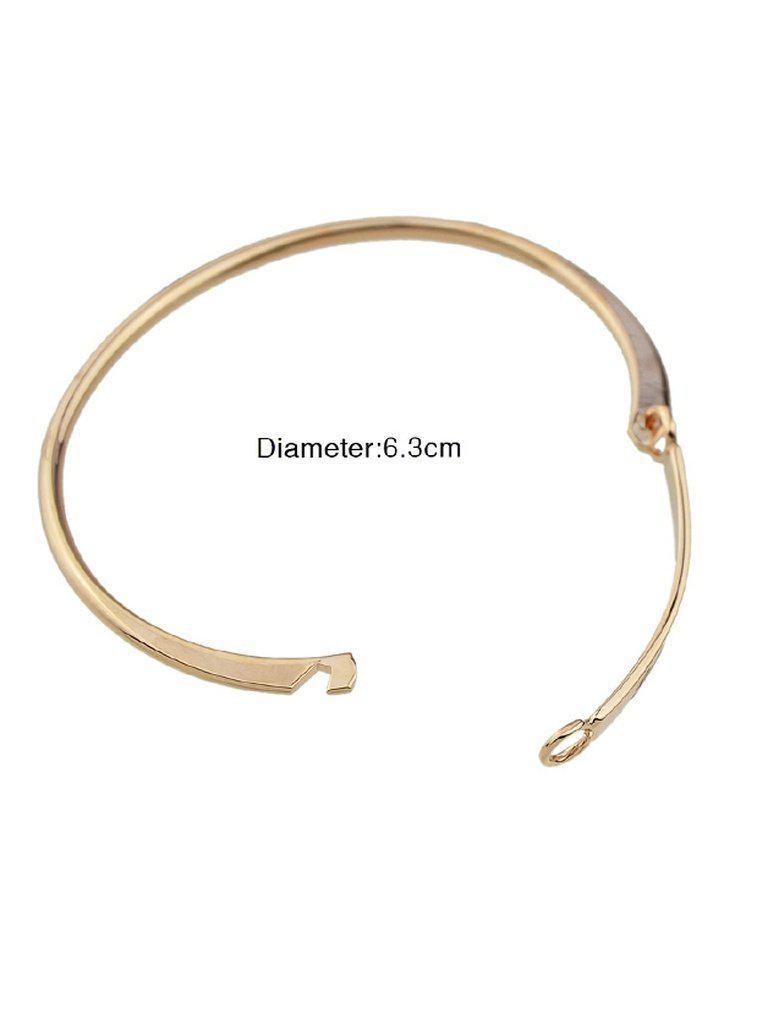 Rosegold Believe In Yourself Letter Bracelets Simple Bracelets--Des Mess