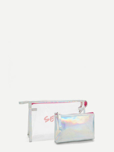 Iridescence Makeup Bag 2pcs-makeup-Des Mess