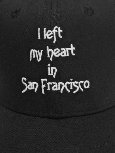 Embroidered Letter Baseball Cap-accessories-Des Mess