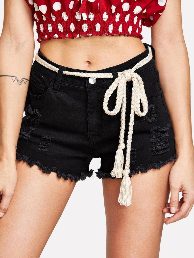 Braided Fringe Belt-accessories-Des Mess