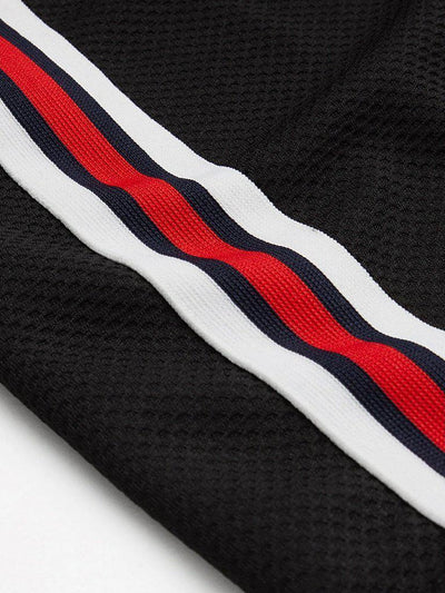 Striped Tape Side Skirt-bottom-Des Mess