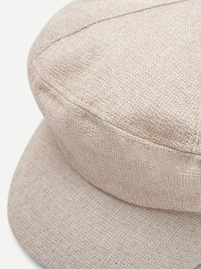 Plain Baker Boy Hat-accessories-Des Mess