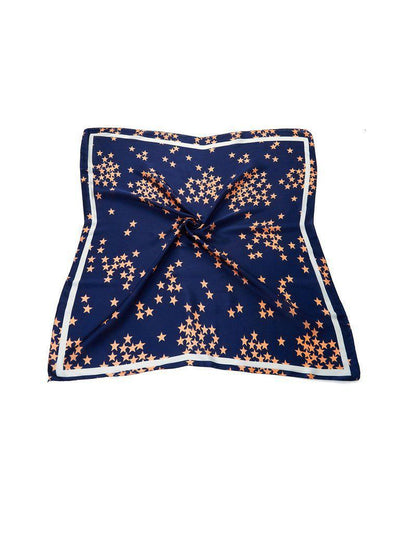 Star Print Bandana Scarf-accessories-Des Mess
