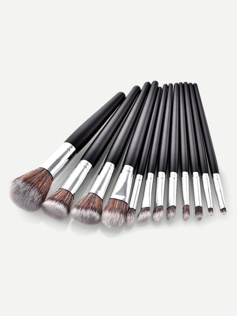 Soft Bristle Makeup Brush 12pcs-makeup-Des Mess