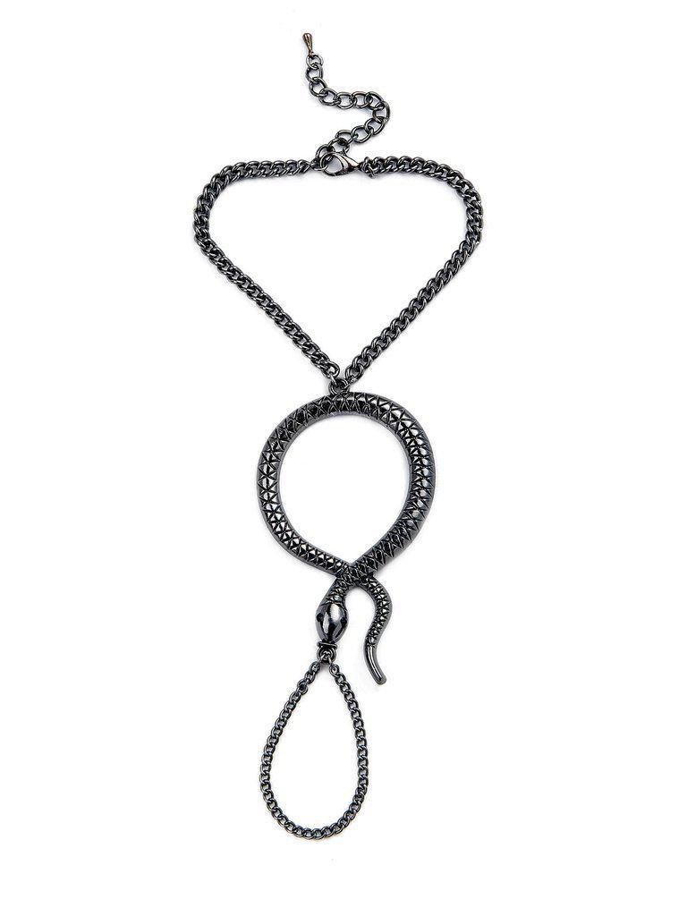 Snake Design Toe Ring Chain Bracelet--Des Mess