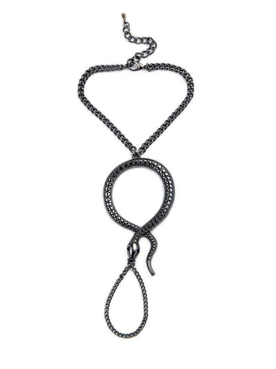Snake Design Toe Ring Chain Bracelet--Des Mess