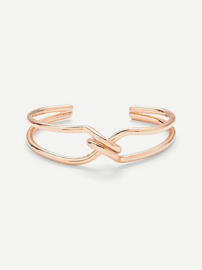Open Knot Cuff Bangle--Des Mess