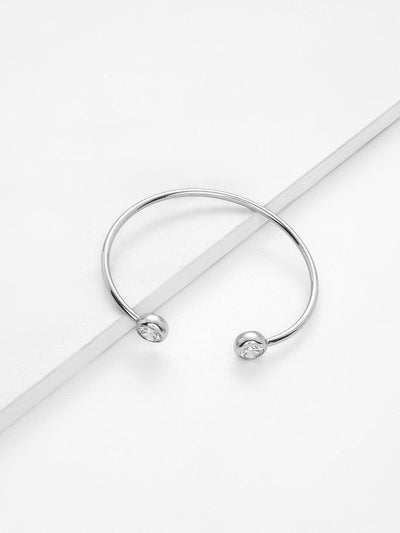 Metal Ball Design Cuff Bracelet-jewelry-Des Mess