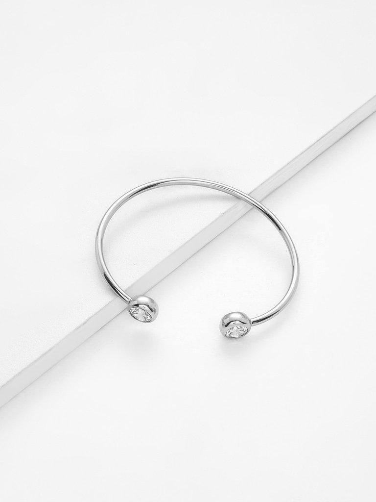 Metal Ball Design Cuff Bracelet-jewelry-Des Mess
