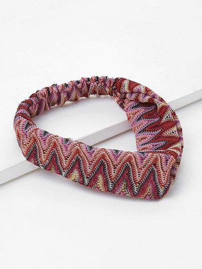 Colorful Pointelle Headband-hair-Des Mess