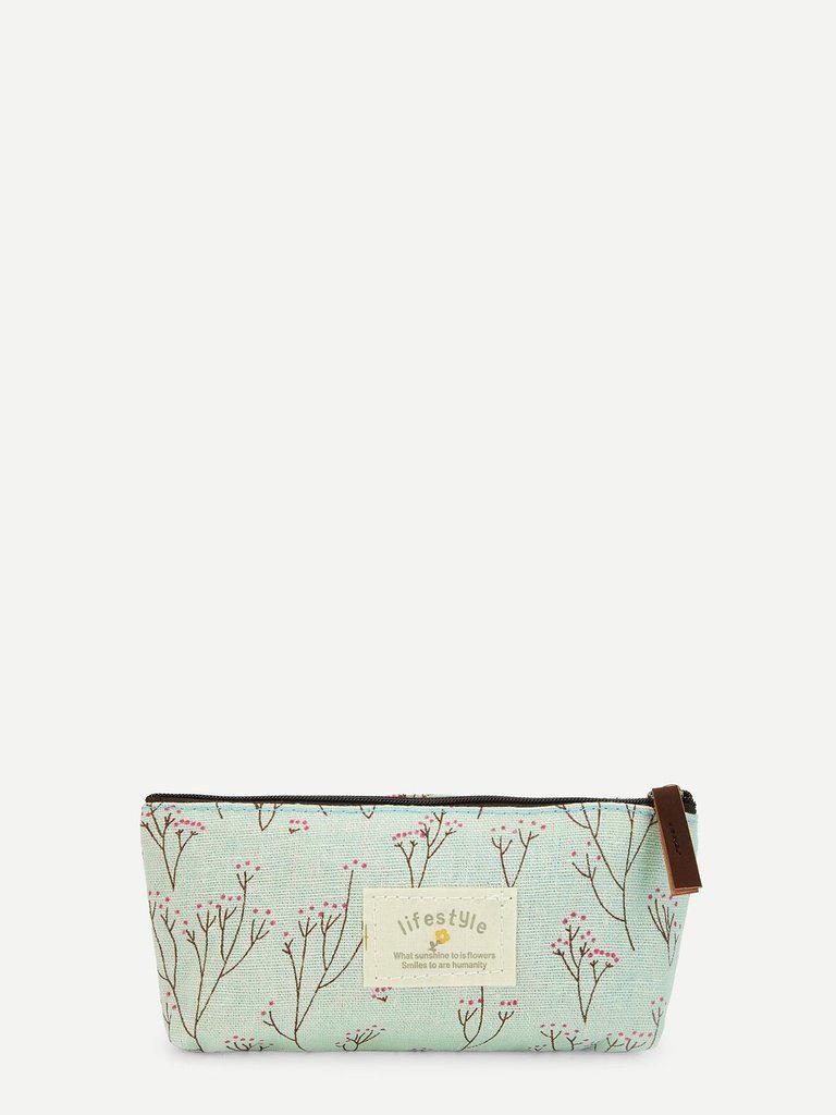Graphic Print Pencil Case-others-Des Mess