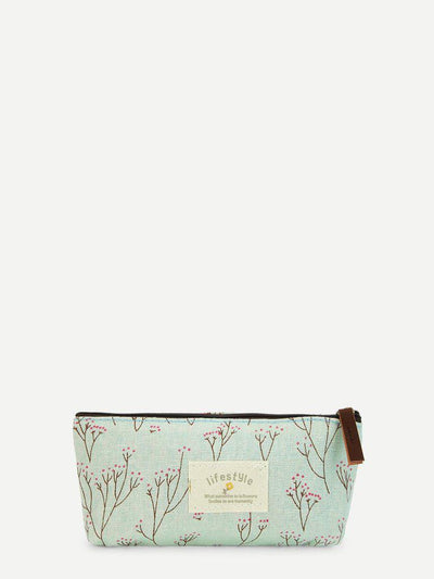 Graphic Print Pencil Case-others-Des Mess